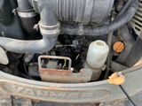 a close up of the engine of a vehicle