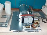 an image of a kitchen counter with a microwave and a toaster
