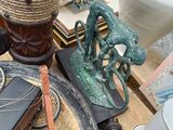 a table that has a lot of items on it