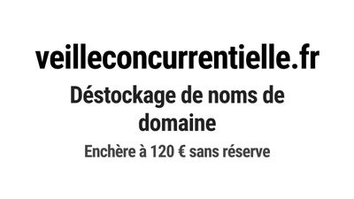 Nom de domaine veilleconcurrentielle.