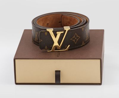 Ceinture en cuir Monogramme Louis Vuitton