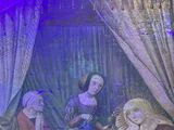 a picture of a painting on the wall of a building