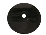 a picture of a black disc on a white background