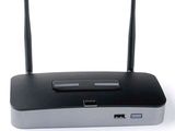 an image of a close up of a wireless device on a white surface