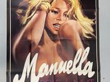 an old movie poster of a woman with blonde hair and no shirt