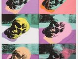 Andy Warhol, « Skull », estampe pop art d'Andy Warhol représentant un crâne, 1989