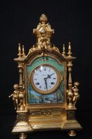 joli ensemble de cheminée en trois parties de style rococo -… (photo 4)