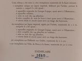 the back cover of a book with a picture of a clock on it