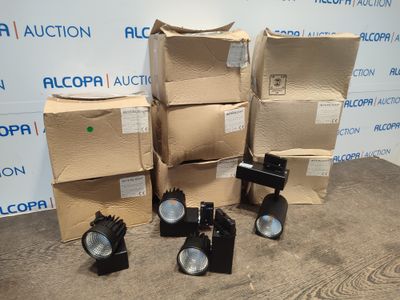 INTERLIGHT - 10 SPOTS RAIL DIVERS MODELES NOIRS -  - MISE EN SERVICE  