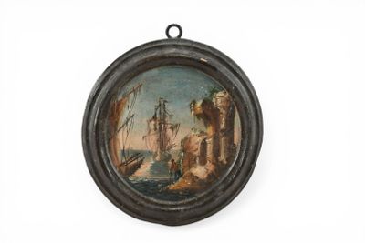 ECOLE ITALIENNE du XVIIIème siècle, entourage de GUARDI.