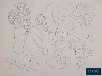 un dessin en noir et blanc représentant une assiette de nourriture