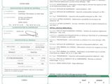 a green and white document with a barcode on it