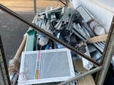 a pile of junk in the back of a truck