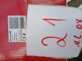 a red box with a price tag on it