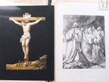 two pictures of jesus on the cross and a picture of jesus on the cross