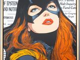 a poster of a woman in a catwoman costume on the cover of new york times