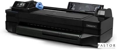a black printer sitting on top of a white surface