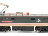 a yellow and black train on the tracks on a white background