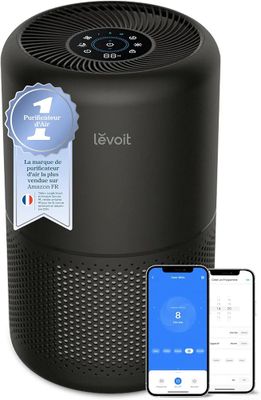 LEVOIT Purificateur d'air avec filtre HEPA, débit d'air de 2…