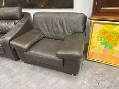 Fauteuil cuir style moderne