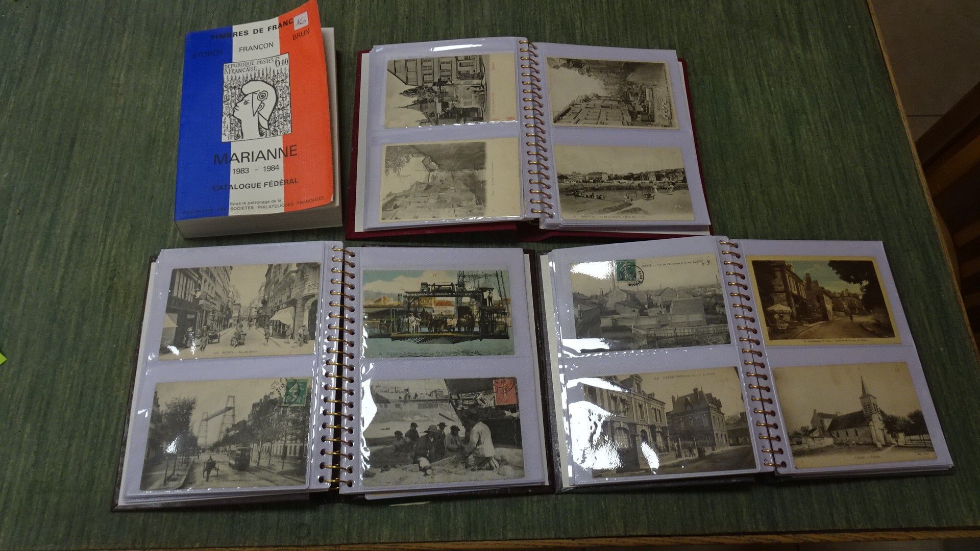 3 Classeurs de 240 cartes postales : Seine Maritime (76)