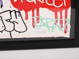 a picture of a picture of graffiti on a wall