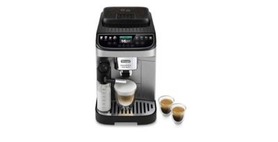 a close up of a coffee machine on a white background