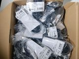 a cardboard box full of electronic equipment that is in the box
