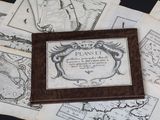 a picture of a picture of a map on top of old maps