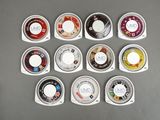 a lot of different types of cds on the table