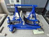 two blue jacks sitting on top of a table