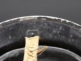 a close up of a piece of fabric on a tire