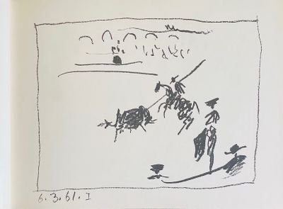 drawing of a man on a horse drawn by a man on a horse