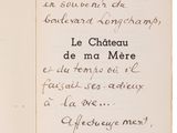 a close up of a book with writing on it