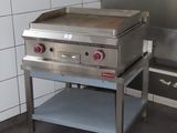a stove that is sitting in a kitchen next to a sink