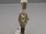une photo d'une montre-bracelet pour femme sertie de diamants