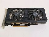 a close up of a video card with two fans on it