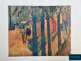 une photo d'un tableau représentant une personne assise sur un banc