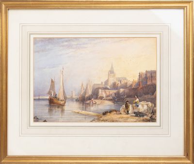 William Clarckson STANFIELD (1793-1867), attribué à, "Fécamp…