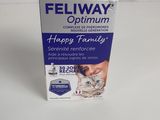 une photo d'une boîte de Feliway Optimum pour chats posée sur une surface blanche