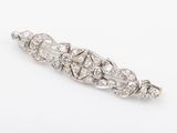 an art deco diamond bar brooch