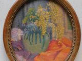 a picture of a picture of a vase with flowers in it