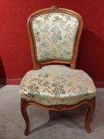 Fauteuil et chaise en bois sculpté. (photo 4)
