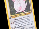 une carte sur laquelle figure l'image d'un personnage de Pokémon