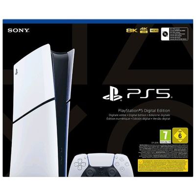 Console PS5 modèle Slim - SONY - 825 GB, Blanc, le carton d'… - Photo 1