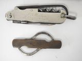 two different types of tools on a white surface