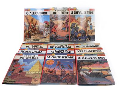 Alix Lot 12 vols. EO La tour de Babel (montage des pages à l…