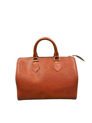 LOUIS VUITTON - SAC à main modèle "Speedy 25 cm" en cuir de …