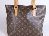 sac fourre-tout en toile et cuir monogramme louis vuitton