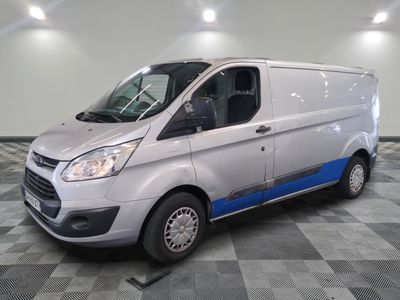 ford transit van parked in a clean room with checkered flooring